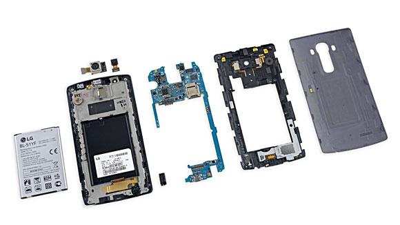 بررسی و تست تعمیر LG G4 از دیدگاه iFixit 6 تعمیر LG G4