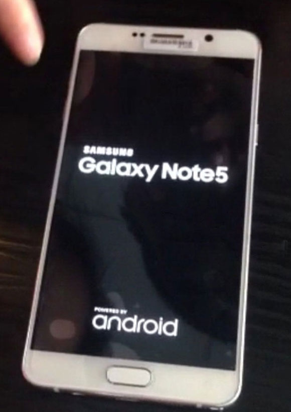 تصاویر، سامسونگ گلکسی Note 5 را طلایی نشان میدهند