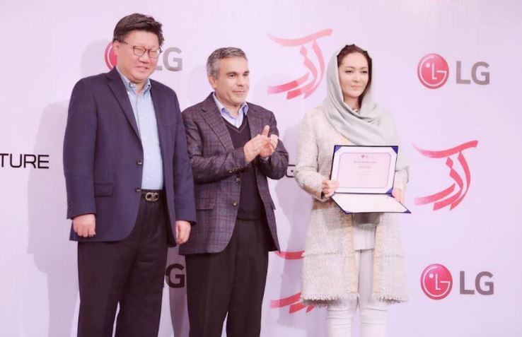نیکی کریمی سفیر کمپانی الجی شد 6 ال جی