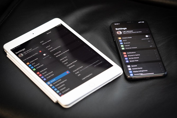 فعال کردن دارک مود در iOS 2