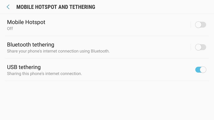 استفاده از گوشی به عنوان وای فای هات اسپات 11 اشتراک گذاری دیتای سیم کارت با استفاده از USB Tethering