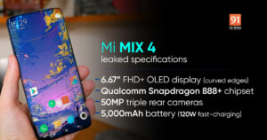 شیائومی Mi MIX 4 با مشخصات بزرگ در راه است