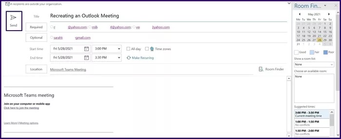 6 تا از بهترین نکات و ترفندهای تقویم اوت لوک (Outlook) برای مدیریت بهتر 19 6 تا از بهترین نکات و ترفندهای تقویم اوت لوک (Outlook) برای مدیریت بهتر