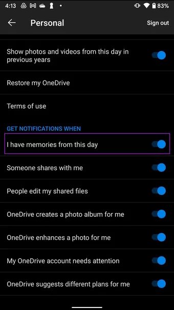 بهترین راهکارها برای خاموش کردن اعلانهای memories در OneDrive ویندوز و موبایل 21 5 راهکار عالی برای خاموش کردن اعلانهای memories در OneDrive ویندوز و موبایل