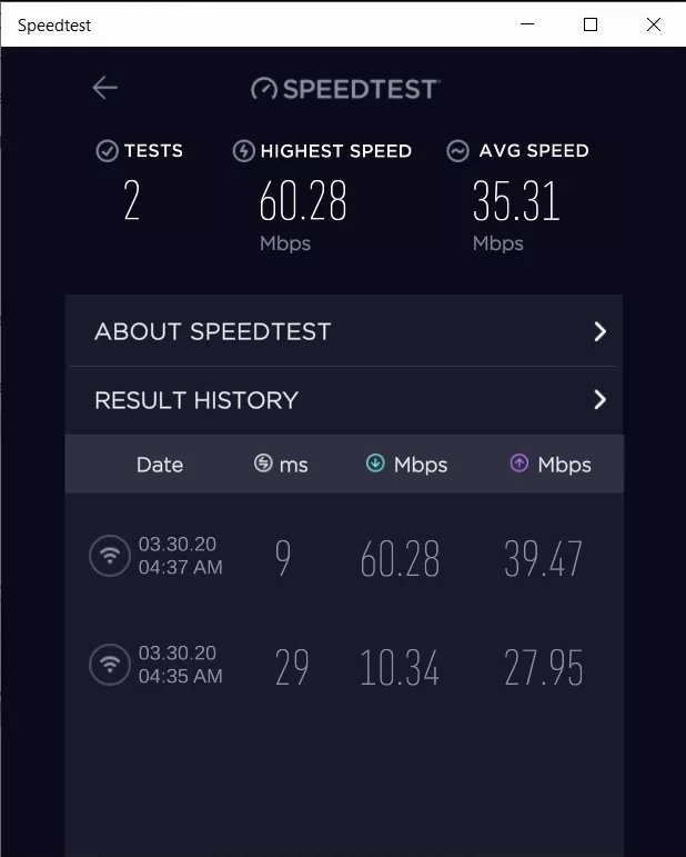 6 برنامه تست سرعت اینترنت برای رایانه ویندوز 10 12 5 برنامه تست سرعت اینترنت برای رایانه ویندوز 10