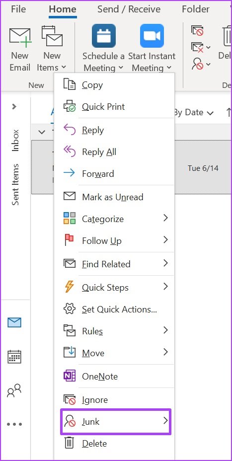 آموزش مسدود کردن و رفع انسداد یک آدرس ایمیل در Outlook برای دسکتاپ و وب