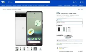 رویت شدن Pixel 6a گوگل در بست بای