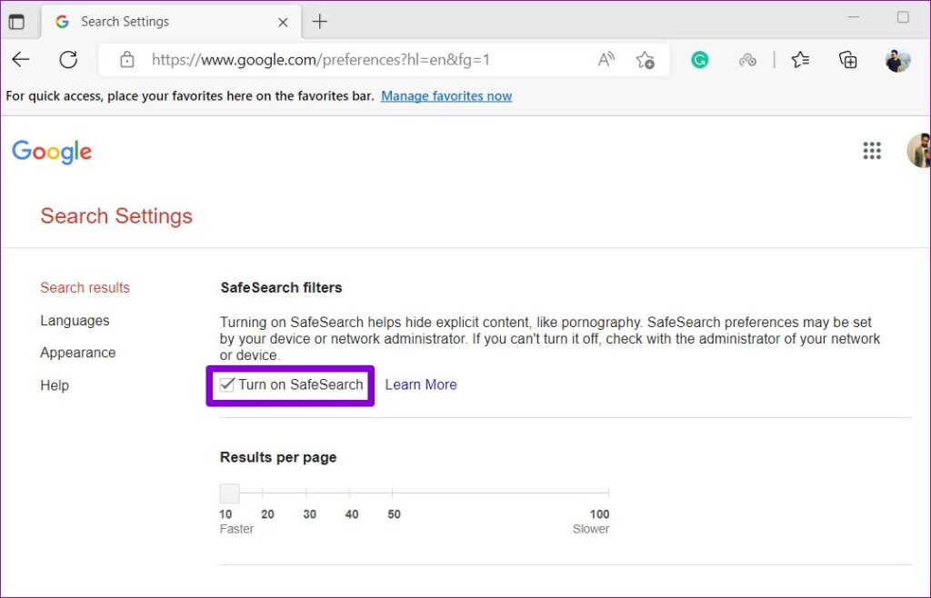 نحوه فعال یا غیرفعال کردن SafeSearch یا جستجوی ایمن گوگل در رایانه و موبایل 12 نحوه فعال یا غیرفعال کردن SafeSearch یا جستجوی ایمن گوگل در رایانه و موبایل