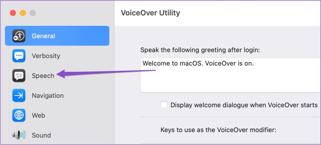 نحوه استفاده از VoiceOver در مک
