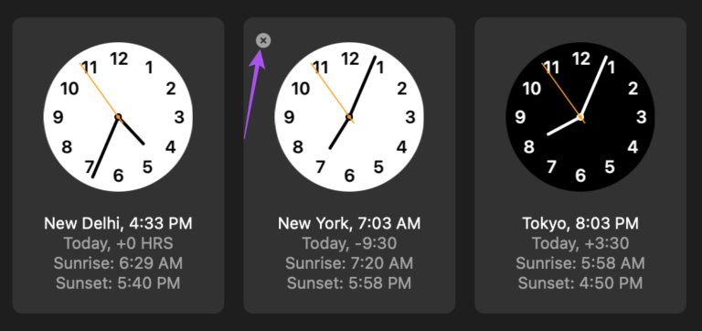 نحوه استفاده از برنامه ساعت(Clock ) در مک