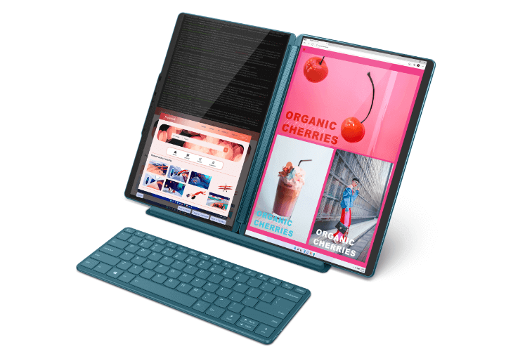 لپ تاپ دو نمایشگر لنوو YogaBook 9i 13 در راه CES 2023
