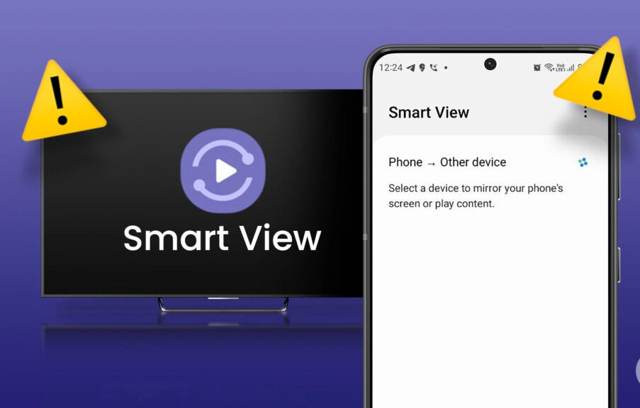 رفع کار نکردن Smart View در گوشی سامسونگ (متصل کردن گوشی سامسونگ به تلویزیون)
