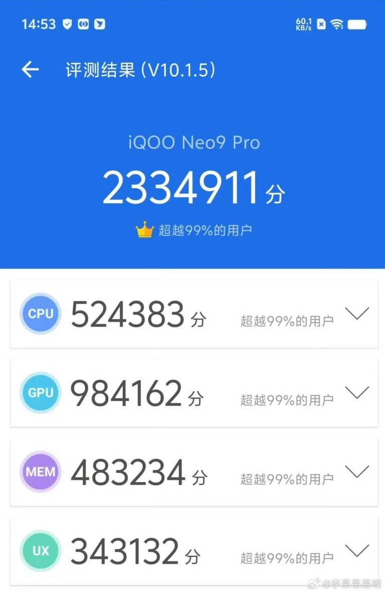 گوشی اوپو Neo 9 Pro به چیپ Dimensity 9300 مجهز است