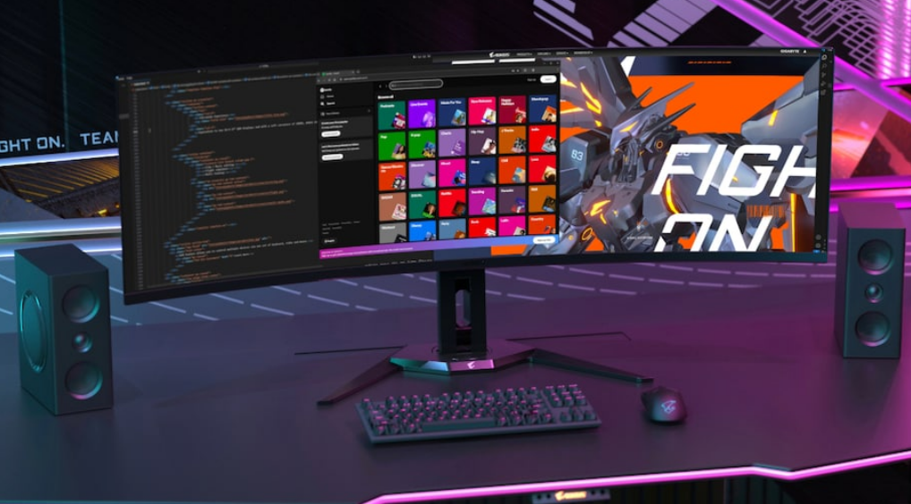 گیگابایت و معرفی نمایشگر 49 اینچی عریض Aorus 6 گیگابایت و معرفی نمایشگر 49 اینچی عریض Aorus