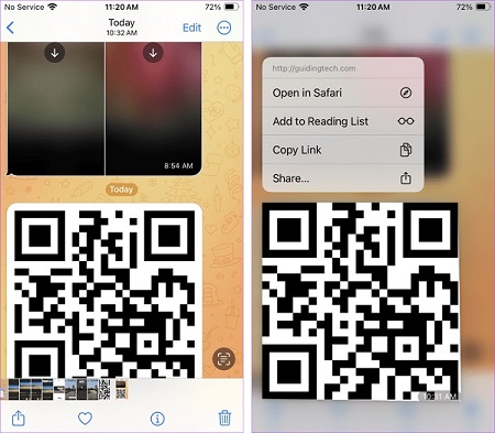 Scan-QR-Code-from-image-on-iPhone