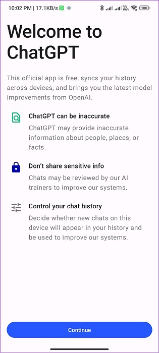 2 راه آسان برای استفاده از ChatGPT در واتساپ 11 ChatGPT-app-for-Android