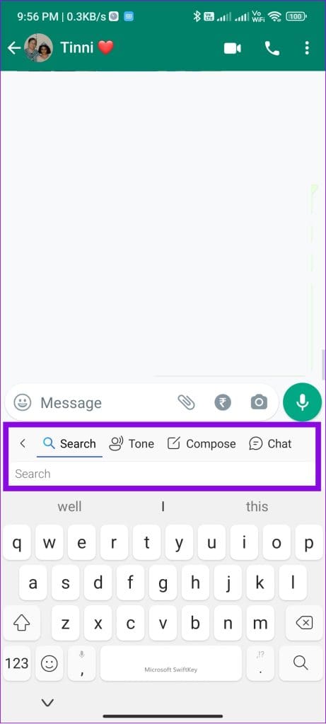 2 راه آسان برای استفاده از ChatGPT در واتساپ 10 صفحه کلید سوئیفت