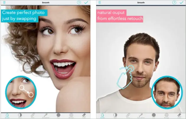 معرفی 13 اپلیکیشن سلفی آیفون برای عکسای زیباتر 14 Selfie Editor: ویرایشگر زیبایی