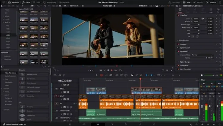 قدرت هوش مصنوعی در دستان تدوینگران: DaVinci Resolve با قابلیت های هوشمند متحول شد 9 قدرت هوش مصنوعی در دستان تدوینگران: DaVinci Resolve با قابلیت های هوشمند متحول شد