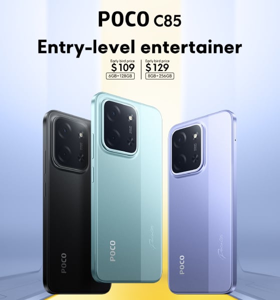 گوشی Poco C85 با باتری 6000 میلی آمپرساعتی معرفی شد 9 گوشی Poco C85 با باتری 6000 میلی آمپرساعتی معرفی شد
