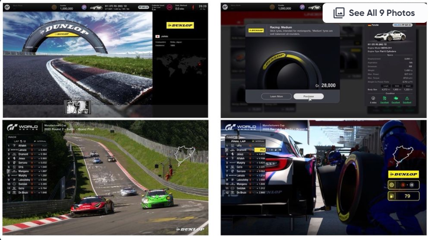 همکاری جدید: لاستیک های دانلوپ وارد بازی Gran Turismo 7 میشوند 11 همکاری جدید: لاستیک های دانلوپ وارد بازی Gran Turismo 7 میشوند
