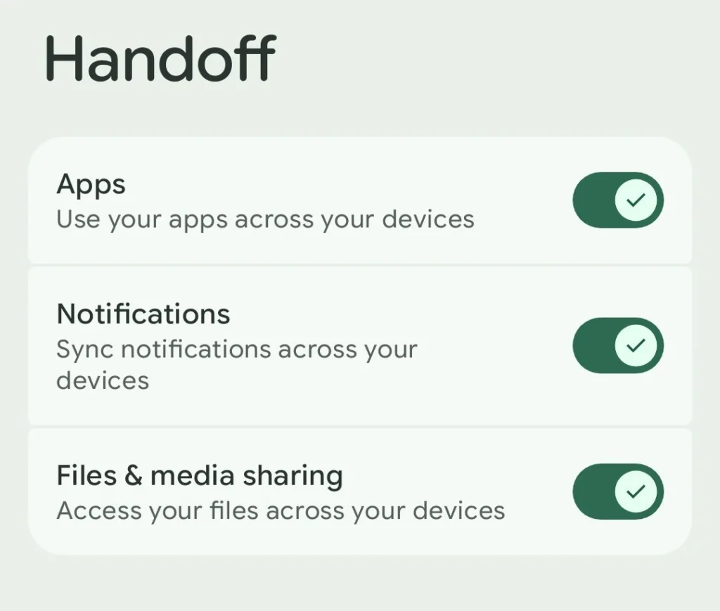 پاسخ اندروید به Handoff اپل چگونه برای گوشی و رایانه شخصی کار می‌کند؟