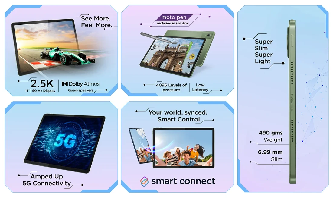 تبلت Moto Pad 60 NEO موتورولا عرضه شد 9 تبلت Moto Pad 60 NEO موتورولا عرضه شد