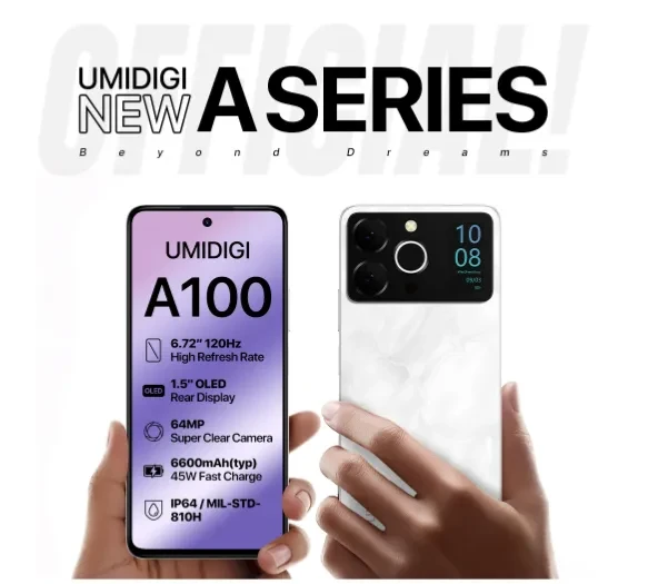 گوشی میان رده UMIDIGI A100 رونمایی شد 