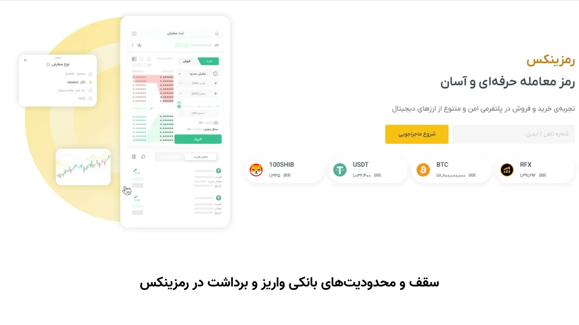 سقف و محدودیتهای بانکی واریز و برداشت در رمزینکس 6 سقف و محدودیت-های بانکی واریز و برداشت در رمزینکس