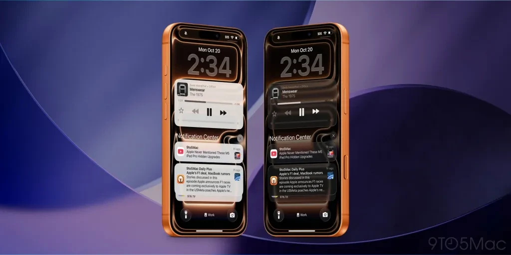 تنظیم جدید Liquid Glass در iOS 26.1: یک پیروزی همزمان برای اپل و کاربران 10 تنظیم جدید Liquid Glass در iOS 26.1: یک پیروزی همزمان برای اپل و کاربران