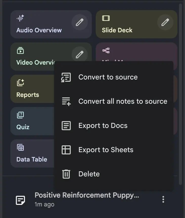 ارتقای بزرگ NotebookLM: بهرهگیری از هوش مصنوعی Gemini 3 و قابلیت جدید Data Tables 12 ارتقای بزرگ NotebookLM: بهرهگیری از هوش مصنوعی Gemini 3 و قابلیت جدید Data Tables