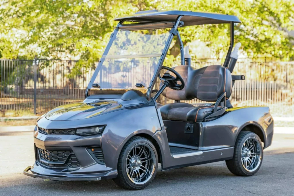 ماسل‌ کار در زمین گلف؛ با «Tee-ZL1» آشنا شوید، خودروی گلف با چهره شورولت کامارو
