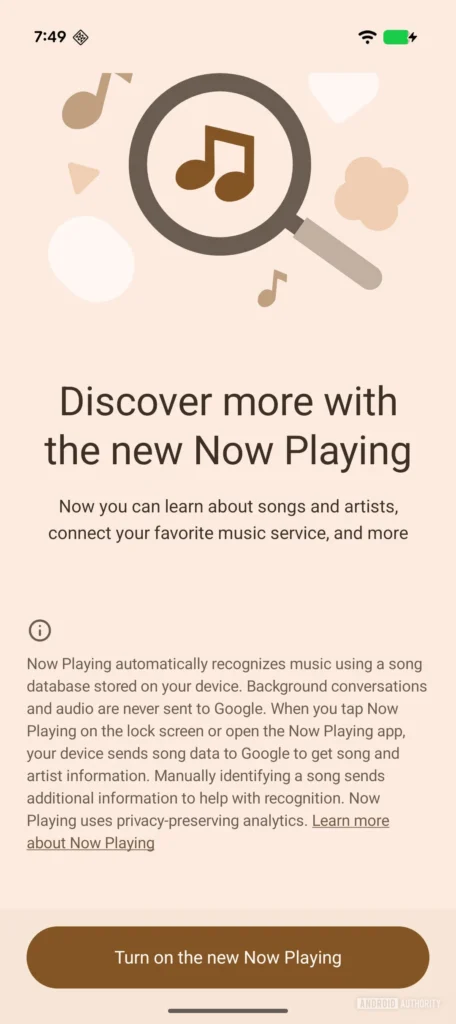 قابلیت محبوب Now Playing پیکسل در راه تبدیل شدن به یک اپلیکیشن مستقل