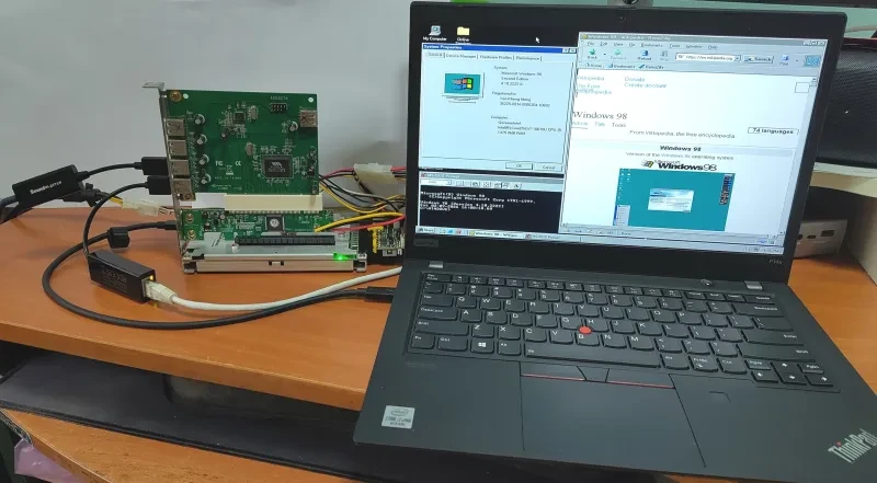نصب و اجرای ویندوز 98 روی لپتاپ مدرن ThinkPad P14s مدل 2020؛ بازگشت به گذشته 6 نصب و اجرای ویندوز 98 روی لپتاپ مدرن ThinkPad P14s مدل 2020؛ بازگشت به گذشته
