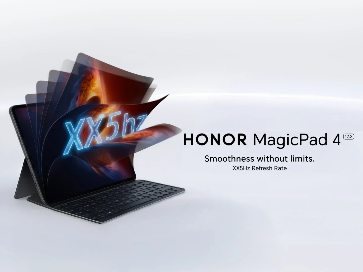 آنر MagicPad 4  با نمایشگر ۱۲.۳ اینچی ۱۶۵ هرتز معرفی شد