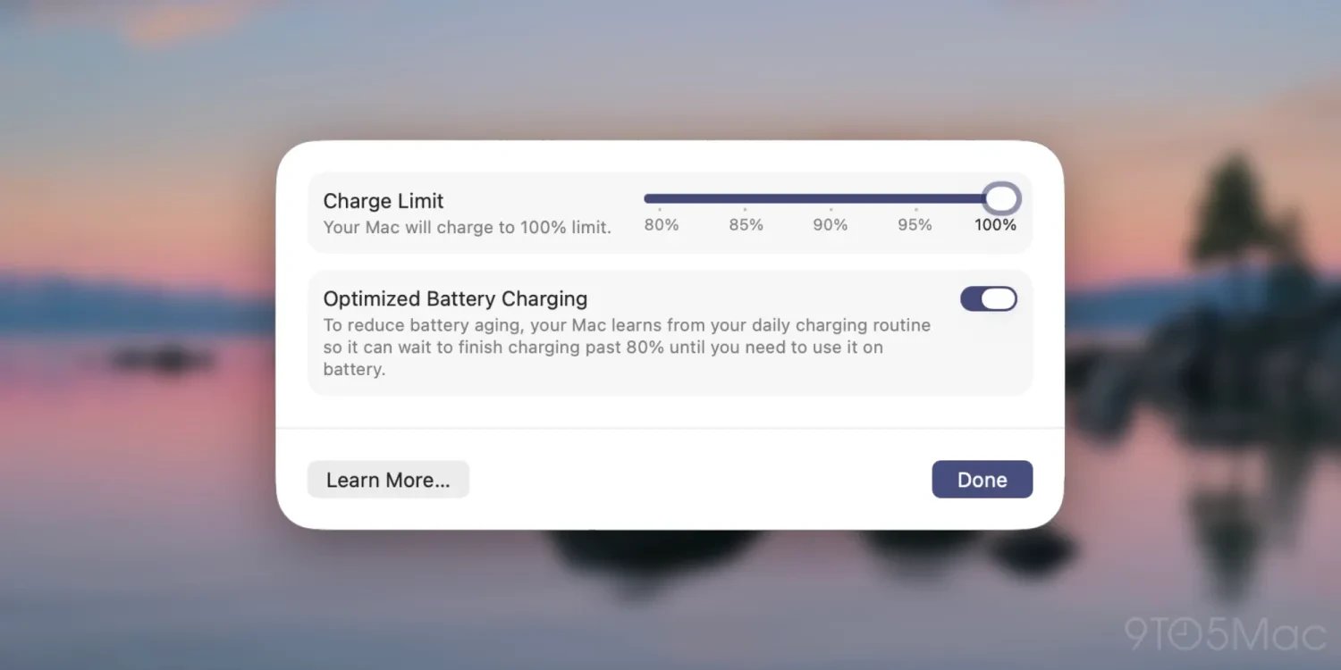 قابلیت جدید macOS 26.4؛ مدیریت پیشرفته سلامت باتری و محدودیت شارژ به مک آمد 6 قابلیت جدید macOS 26.4؛ مدیریت پیشرفته سلامت باتری و محدودیت شارژ به مک آمد
