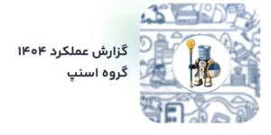 گزارش عملکرد گروه اسنپ