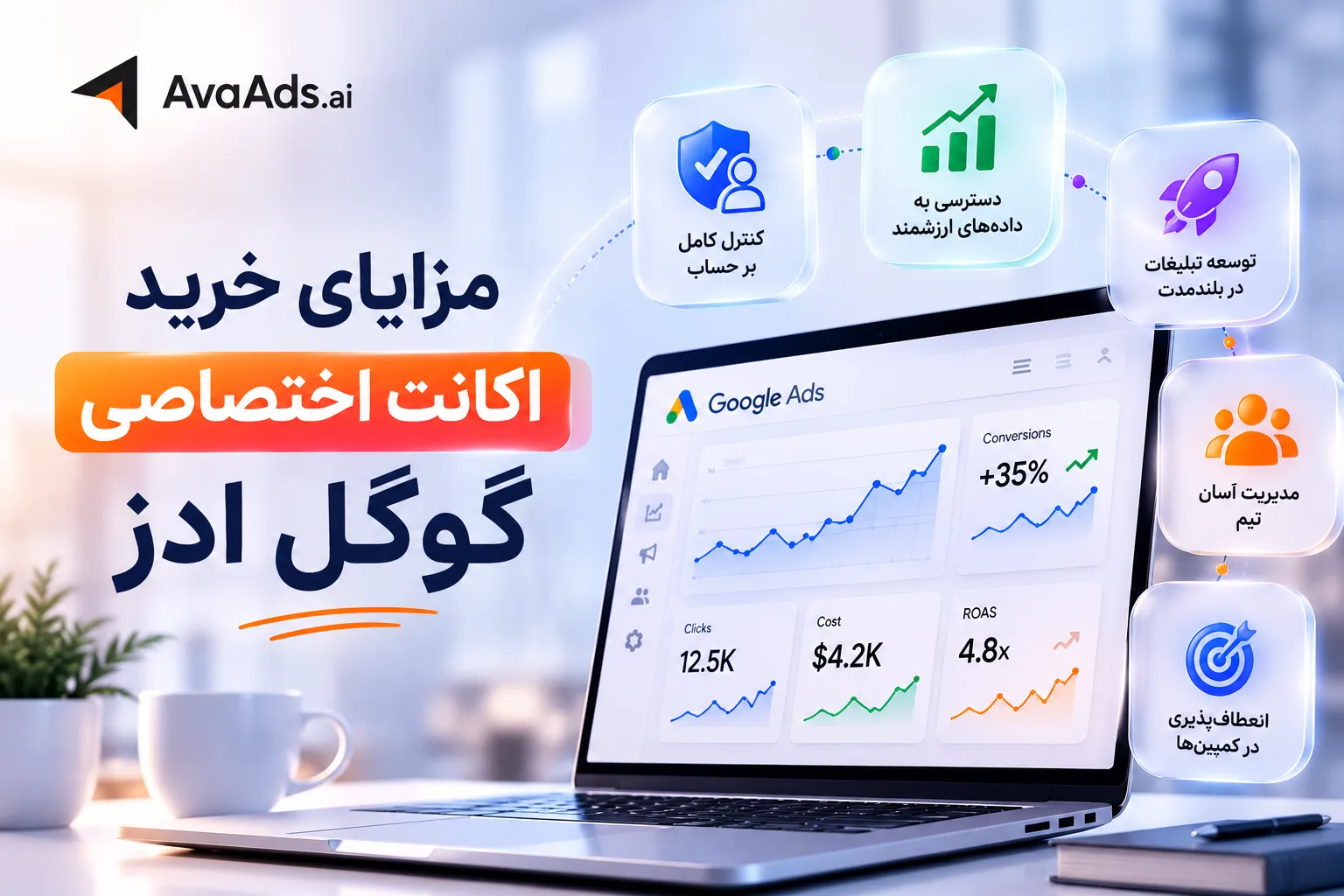 خرید اکانت اختصاصی گوگل ادز ؛ راهنمای کامل انتخاب اکانت مناسب برای ایرانیان 10 مزایای خرید اکانت اختصاصی گوگل ادز