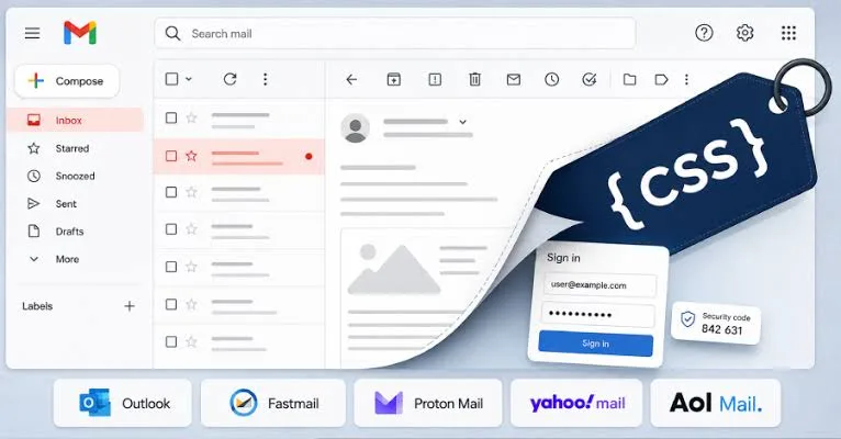حملات CSS جدید می توانند از سد امنیتی سرویس های ایمیل عبور کنند و رمز عبور و توکن ها را سرقت کنند 6 حملات CSS جدید می توانند از سد امنیتی سرویس های ایمیل عبور کنند و رمز عبور و توکن ها را سرقت کنند