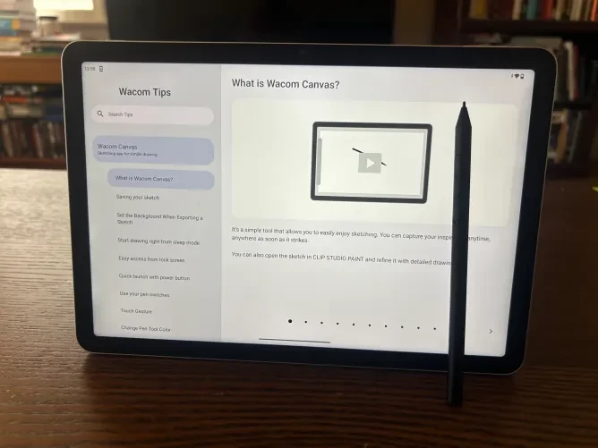 بررسی مووینک پد ۱۱ وکوم (Wacom MovinkPad 11)؛ تبلت طراحی جذاب و خوش قیمت برای هنرمندان دیجیتال 9 بررسی مووینک پد ۱۱ وکوم (Wacom MovinkPad 11)؛ تبلت طراحی جذاب و خوش قیمت برای هنرمندان دیجیتال