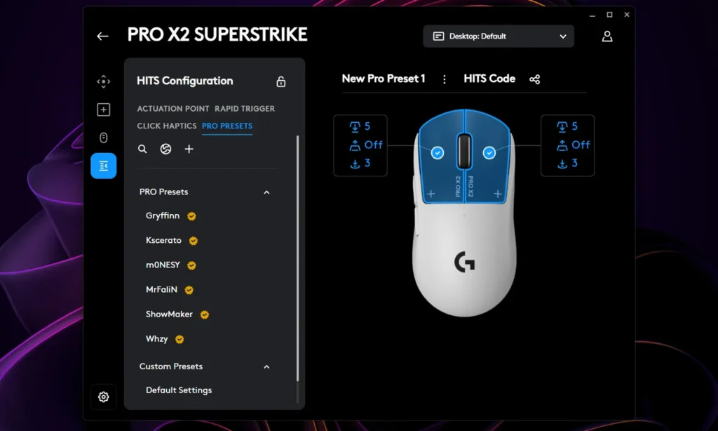 بررسی موس گیمینگ لاجیتک PRO X2 SUPERSTRIKE؛ فناوری HITS و تحول در مفهوم کلیک کردن 12 بررسی موس گیمینگ لاجیتک PRO X2 SUPERSTRIKE؛ فناوری HITS و تحول در مفهوم کلیک کردن