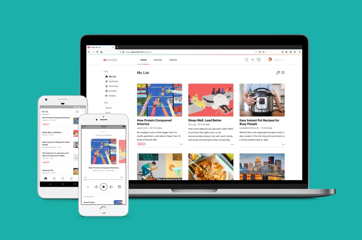 تعطیلی دائمی اپلیکیشن پاکت (Pocket)؛ معرفی بهترین برنامه های جایگزین برای مطالعه آفلاین مقالات 6 تعطیلی دائمی اپلیکیشن پاکت (Pocket)؛ معرفی بهترین برنامه های جایگزین برای مطالعه آفلاین مقالات