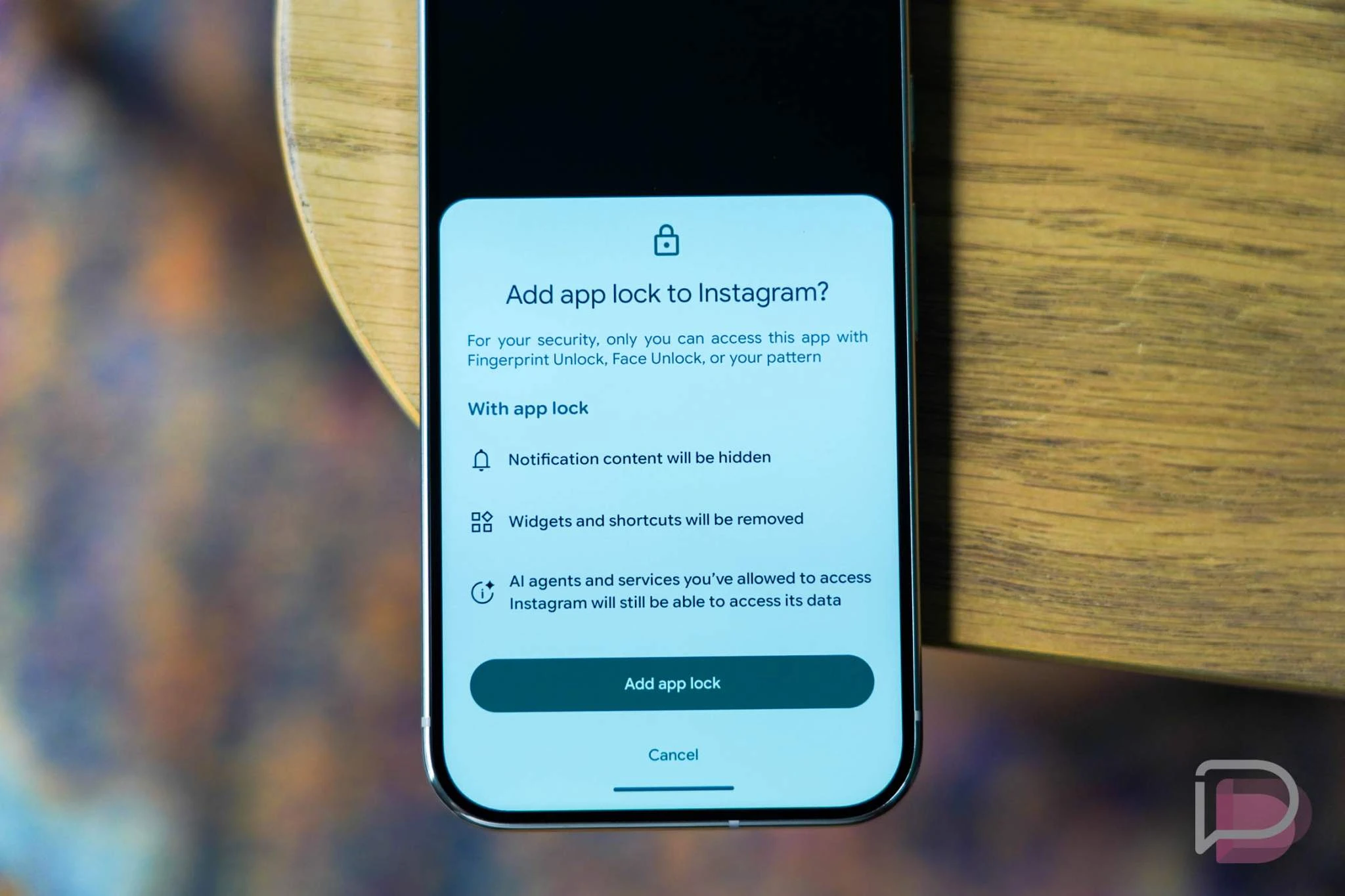 گوگل قابلیت قفل برنامه (App Lock) را در آپدیت جدید به گوشی های پیکسل اضافه کرد 6 گوگل قابلیت قفل برنامه (App Lock) را در آپدیت جدید به گوشی های پیکسل اضافه کرد