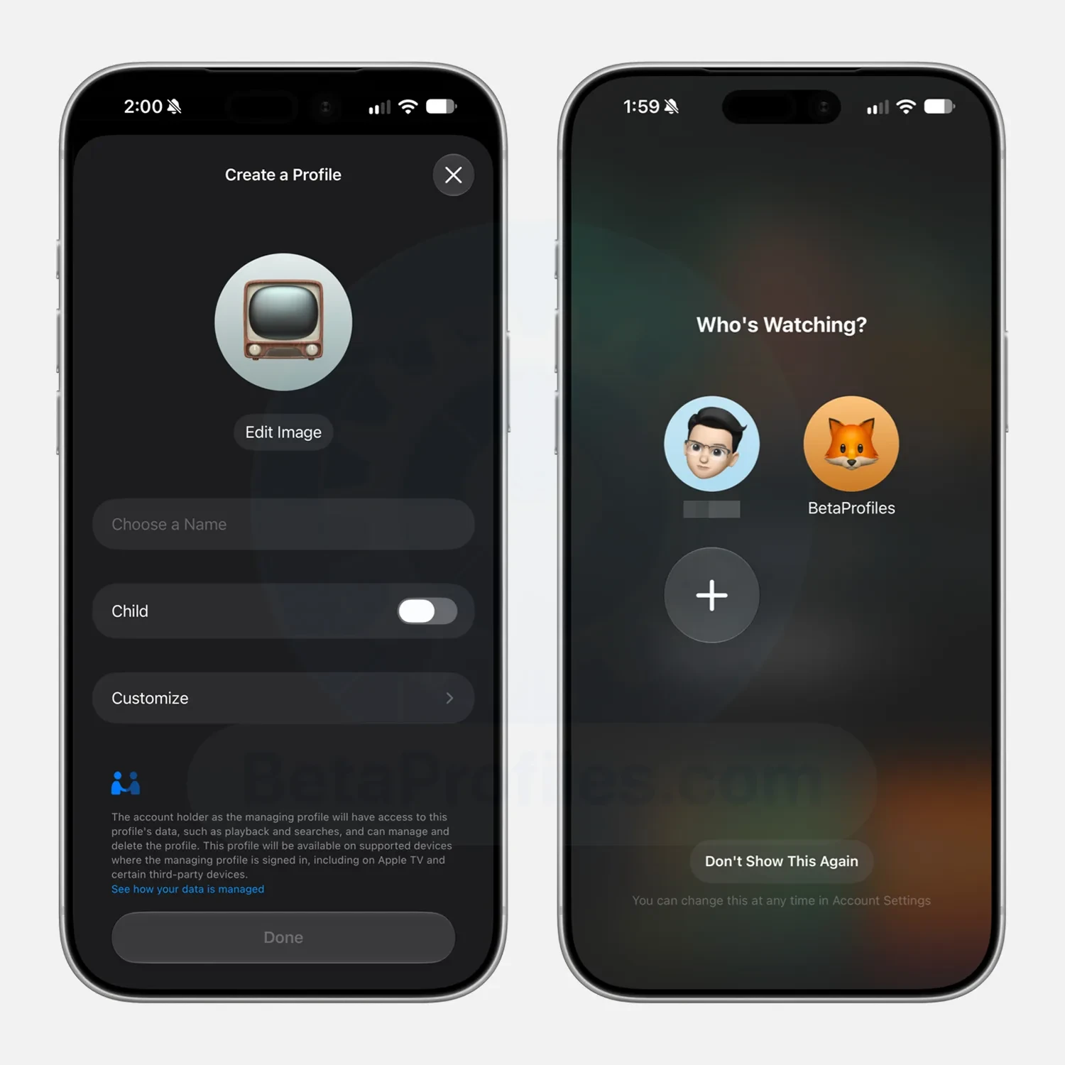 امکان ساخت پروفایل های مجزا در اپلیکیشن Apple TV با آپدیت iOS 27.2؛ پایان بههمریختگی تاریخچه تماشا 9 امکان ساخت پروفایل های مجزا در اپلیکیشن Apple TV با آپدیت iOS 27.2؛ پایان بههمریختگی تاریخچه تماشا