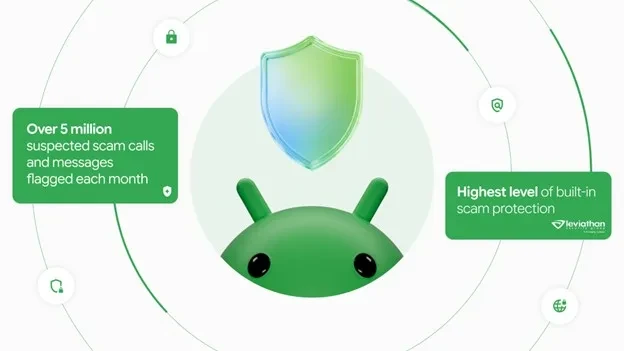 قابلیت های جدید امنیتی اندروید؛ مخفیسازی اطلاعات بانکی و قطع خودکار تماس کلاهبرداران توسط گوگل 10 قابلیت های جدید امنیتی اندروید؛ مخفیسازی اطلاعات بانکی و قطع خودکار تماس کلاهبرداران توسط گوگل