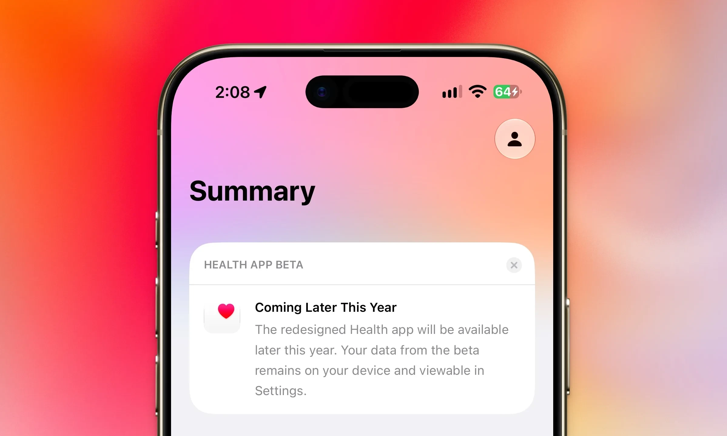 حذف ناگهانی طراحی جدید اپلیکیشن Health اپل؛ کاربران باید بیشتر منتظر بمانند 11 حذف ناگهانی طراحی جدید اپلیکیشن Health اپل؛ کاربران باید بیشتر منتظر بمانند