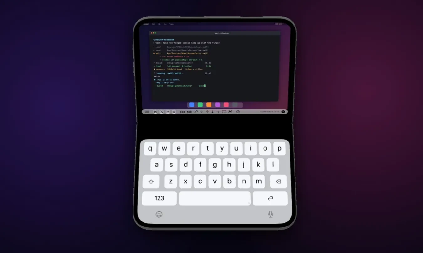 تبدیل آیفون دوئو به مک بوک جیبی: اجرای سیستمعامل مک روی آیفون تاشو با اپلیکیشن Headroom! 6 تبدیل آیفون دوئو به مک بوک جیبی: اجرای سیستمعامل مک روی آیفون تاشو با اپلیکیشن Headroom!